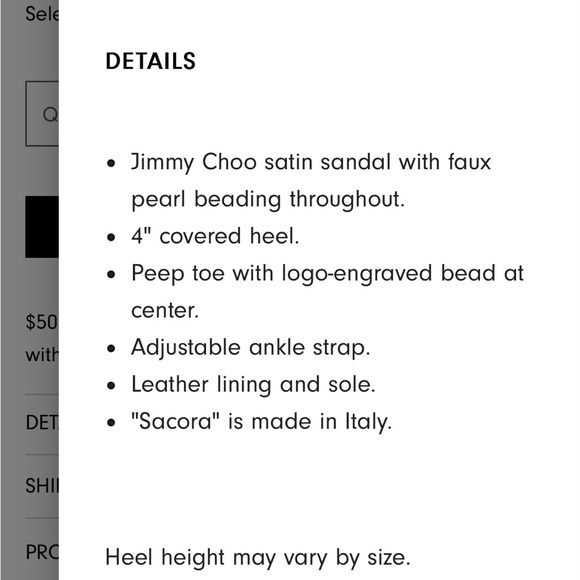 JIMMY CHOO Sacora 100 Pearl Heels -BRAND NEW perfect wedding party shoe - Picture 5 of 9